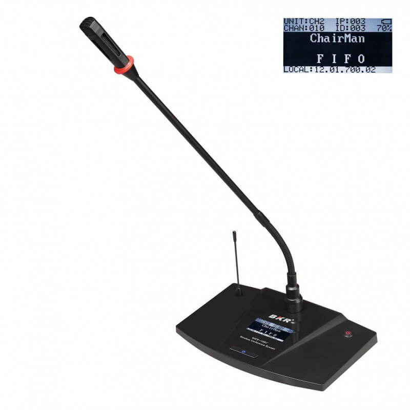 Микрофонный пульт председателя беспроводной clevermic BKR WCS-105C ...