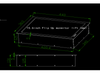Раскладной монитор CleverMic FUM156 (FullHD, 15,6")