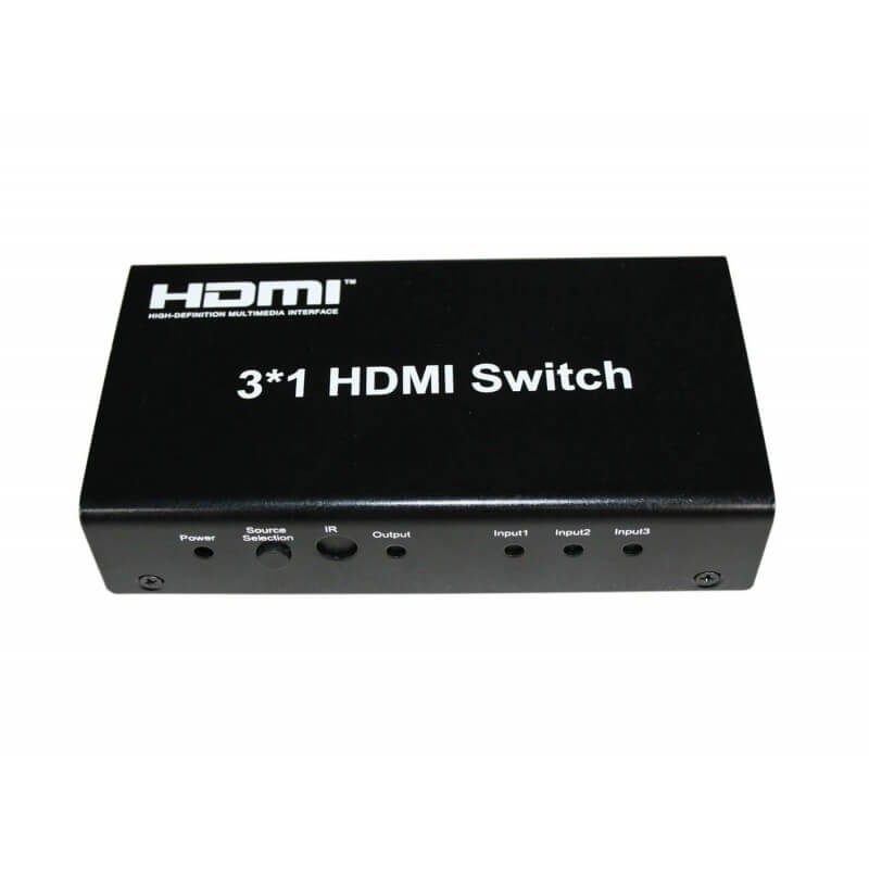Свитч HDMI 3x1 с ДУ управлением 