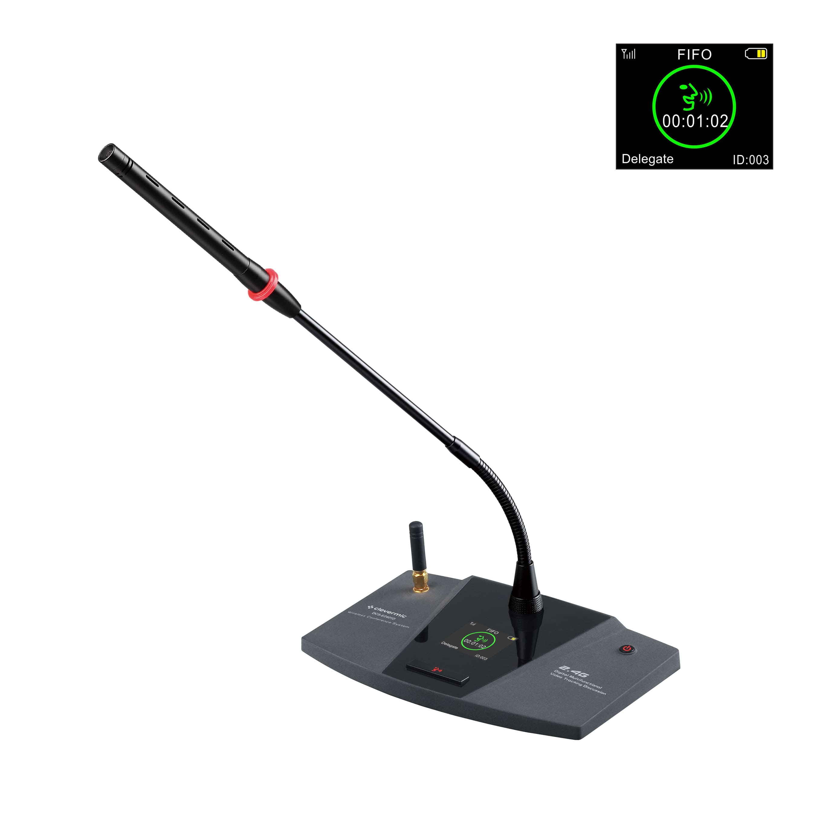 Микрофонный пульт делегата CleverMic DCS-E2401D (беспроводной)