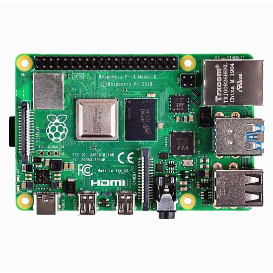 Микрокомпьютер Raspberry Pi 4 4Gb RAM Model B (комплект)