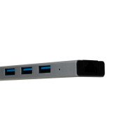 USB Type-C разветвитель 7 в 1 Acasis DS-9904 (1×HDMI, 1×DP, 3×USB-A, 1×RJ45, 1×USB-C)