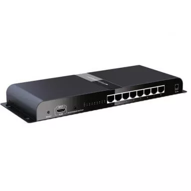 Удлинитель HDMI CleverMic HES318HDBIT (1x8RJ45) проводной 120м передатчик Удлинитель HDMI CleverMic HES318HDBIT (1x8RJ45) проводной 120м передатчик