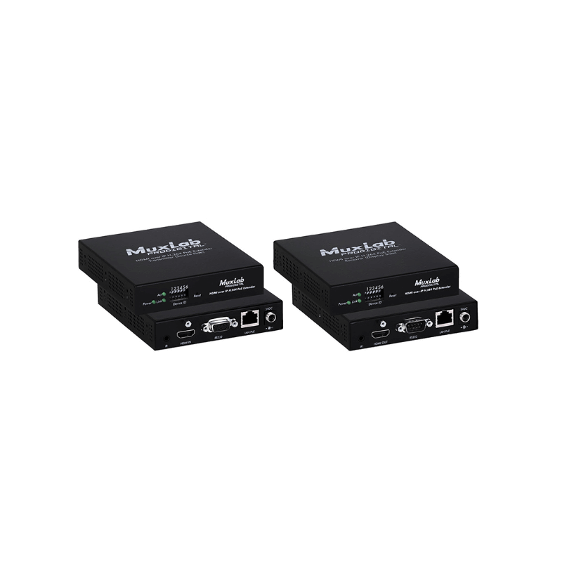 Удлинитель MuxLab проводной HDMI over IP H.264 PoE Extender Kit 500757-TX/RX (100м) 