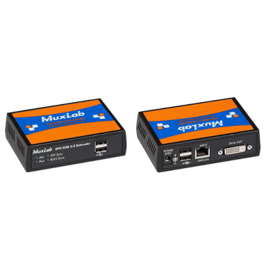 Удлинитель MuxLab проводной DVI / USB2.0 HDBASET EXTENDER KIT 500391 (комплект) 
