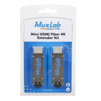 Удлинитель MuxLab проводной MINI HDMI FIBER 4K 500461 (комплект) 