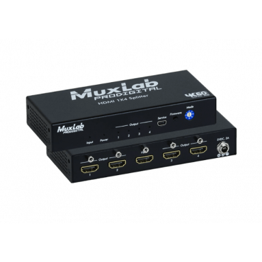 Распределитель сигнала HDMI 1X4 SPLITTER, 4K60 Muxlab 500426 