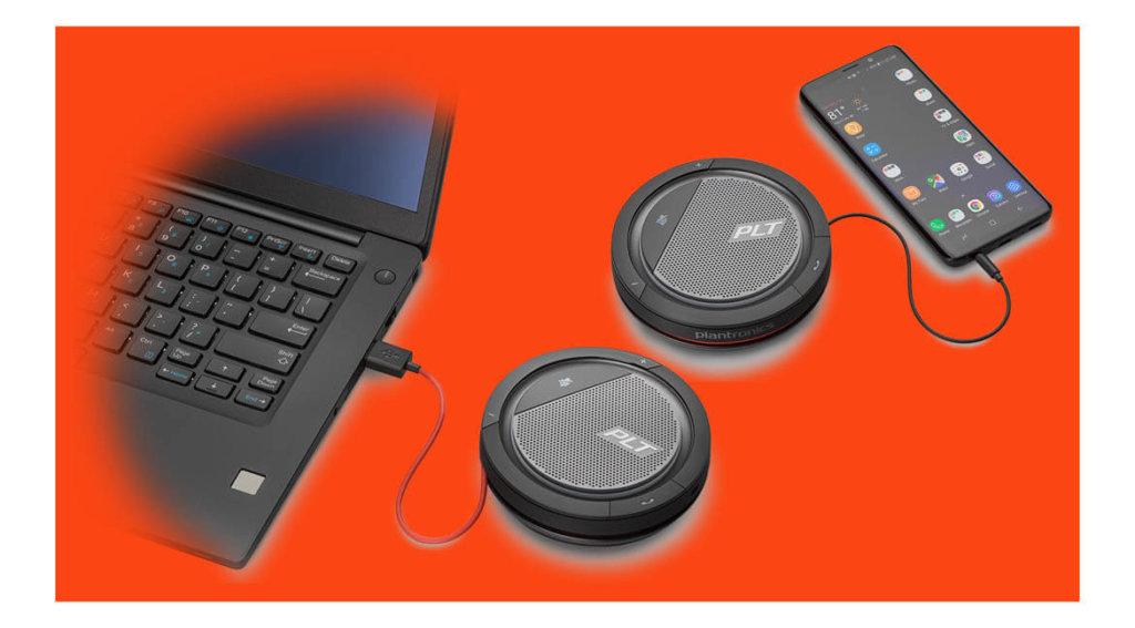 Портативные спикерфоны Plantronics Calisto для ПК и мобильных