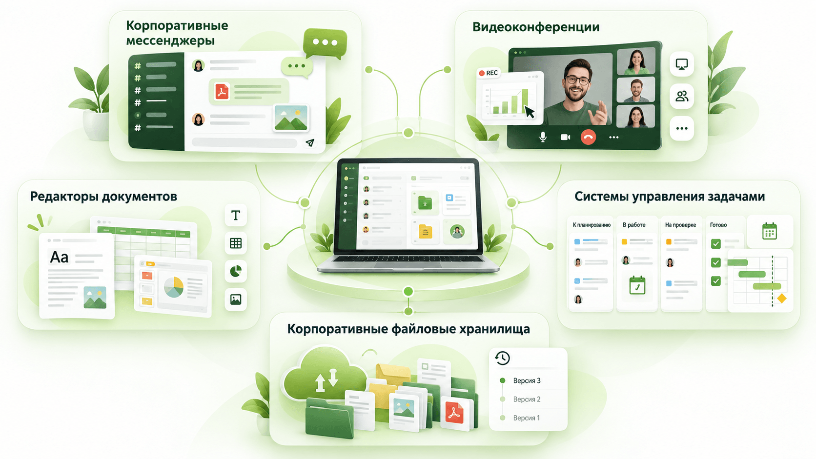 Основные инструменты для совместной работы Основные инструменты для совместной работы