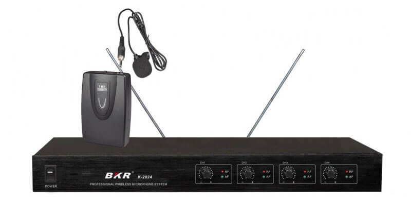 Радиомикрофоны BKR K-2024 (четыре петличных)