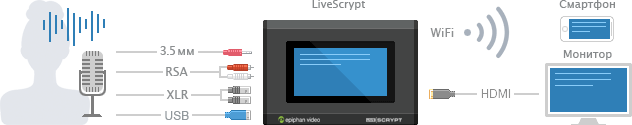 Схема работы LiveScrypt